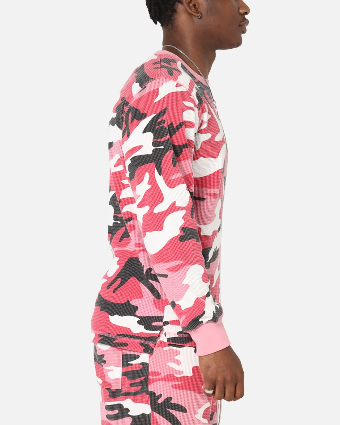 XXIII Printed Thermal Long Sleeve T-Shirt Pink Camo sold by Culture Kings product image thumbnail 4