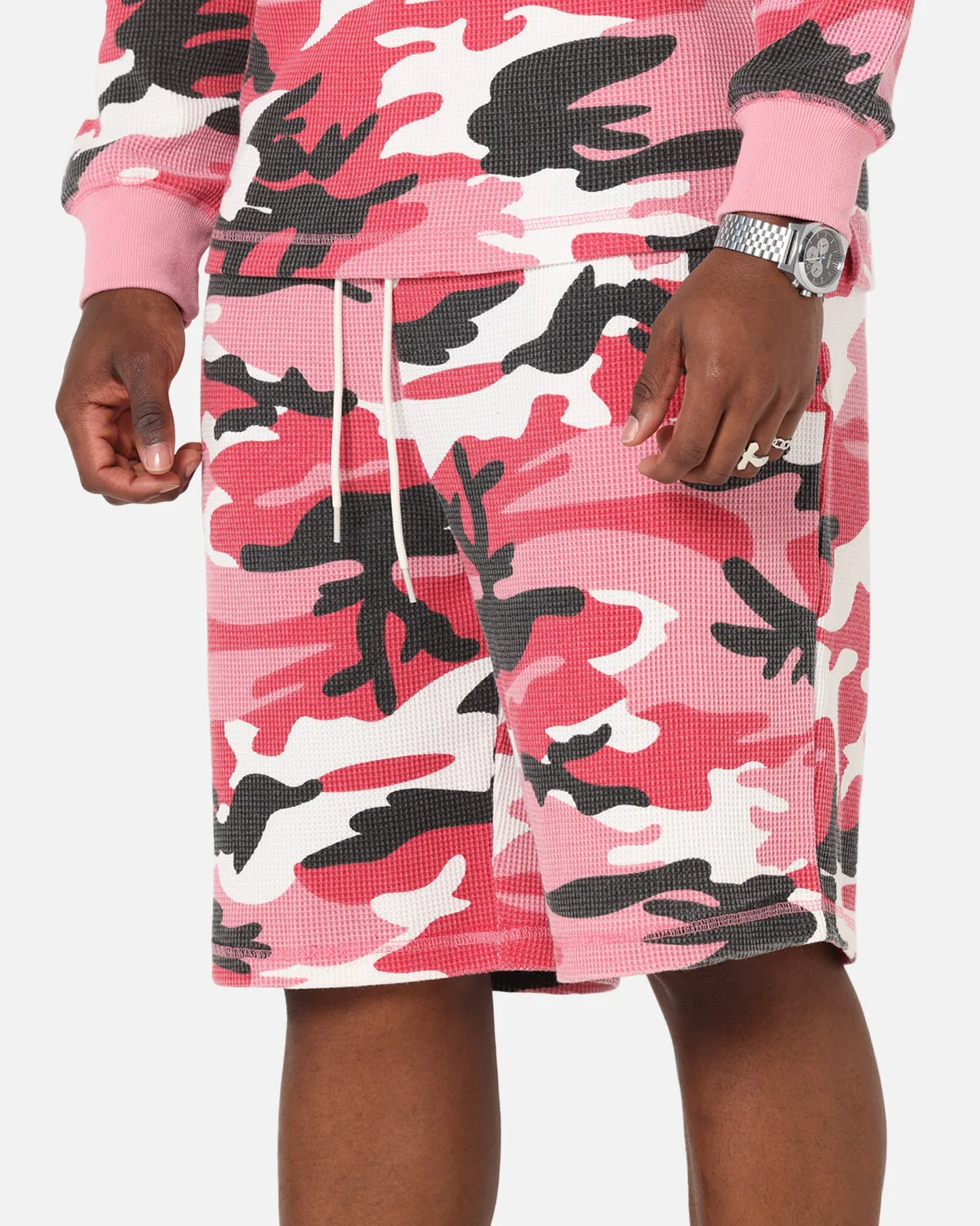 XXIII Printed Thermal Shorts Pink Camo sold by Culture Kings product image thumbnail 3
