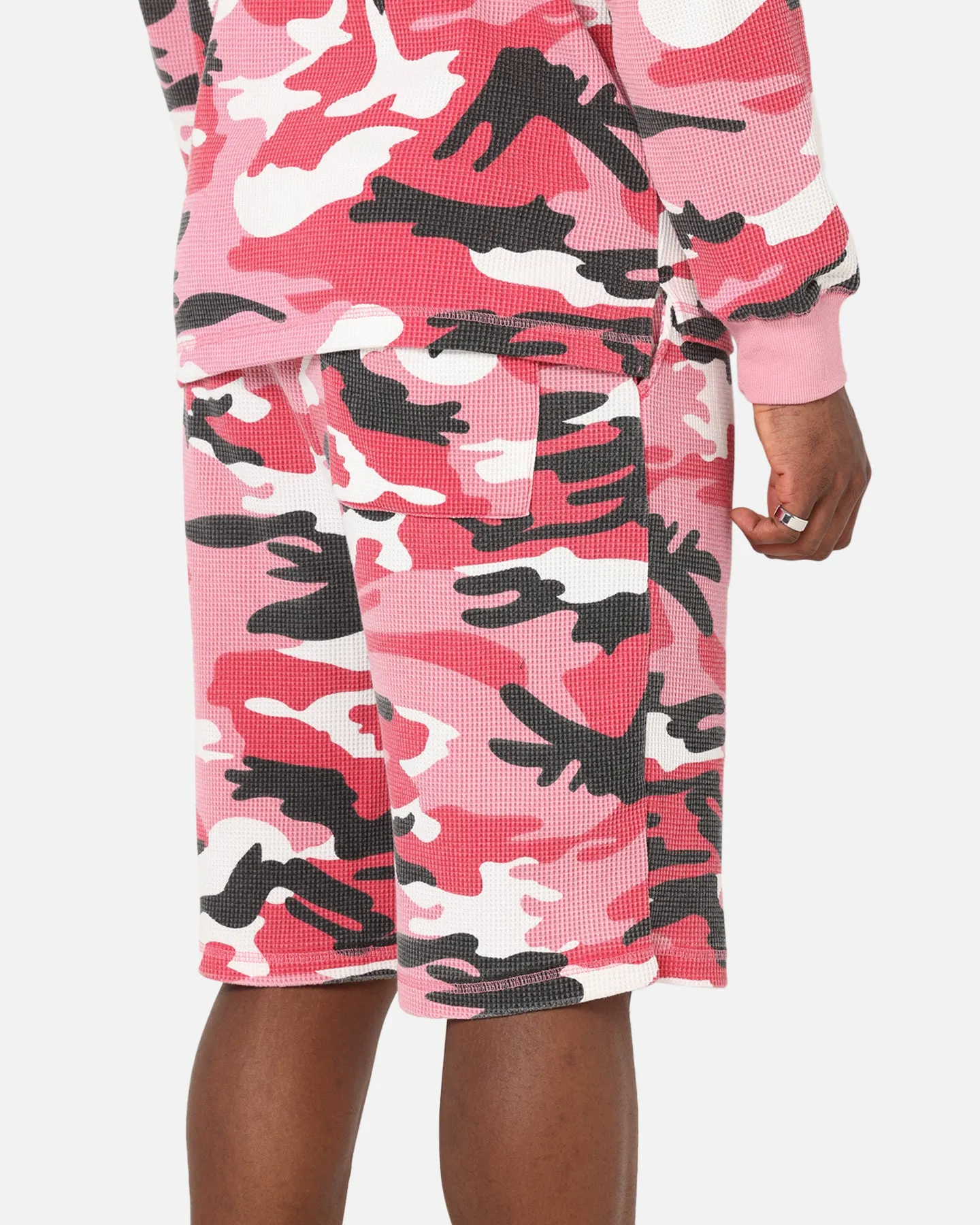 XXIII Printed Thermal Shorts Pink Camo sold by Culture Kings product image thumbnail 4