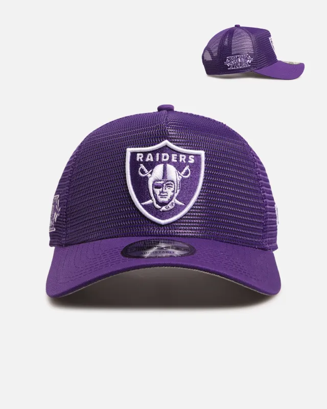 New Era Las Vegas Raiders 'Polychromatic Mesh' 9FORTY A-Frame Snapback True Purple made by New Era