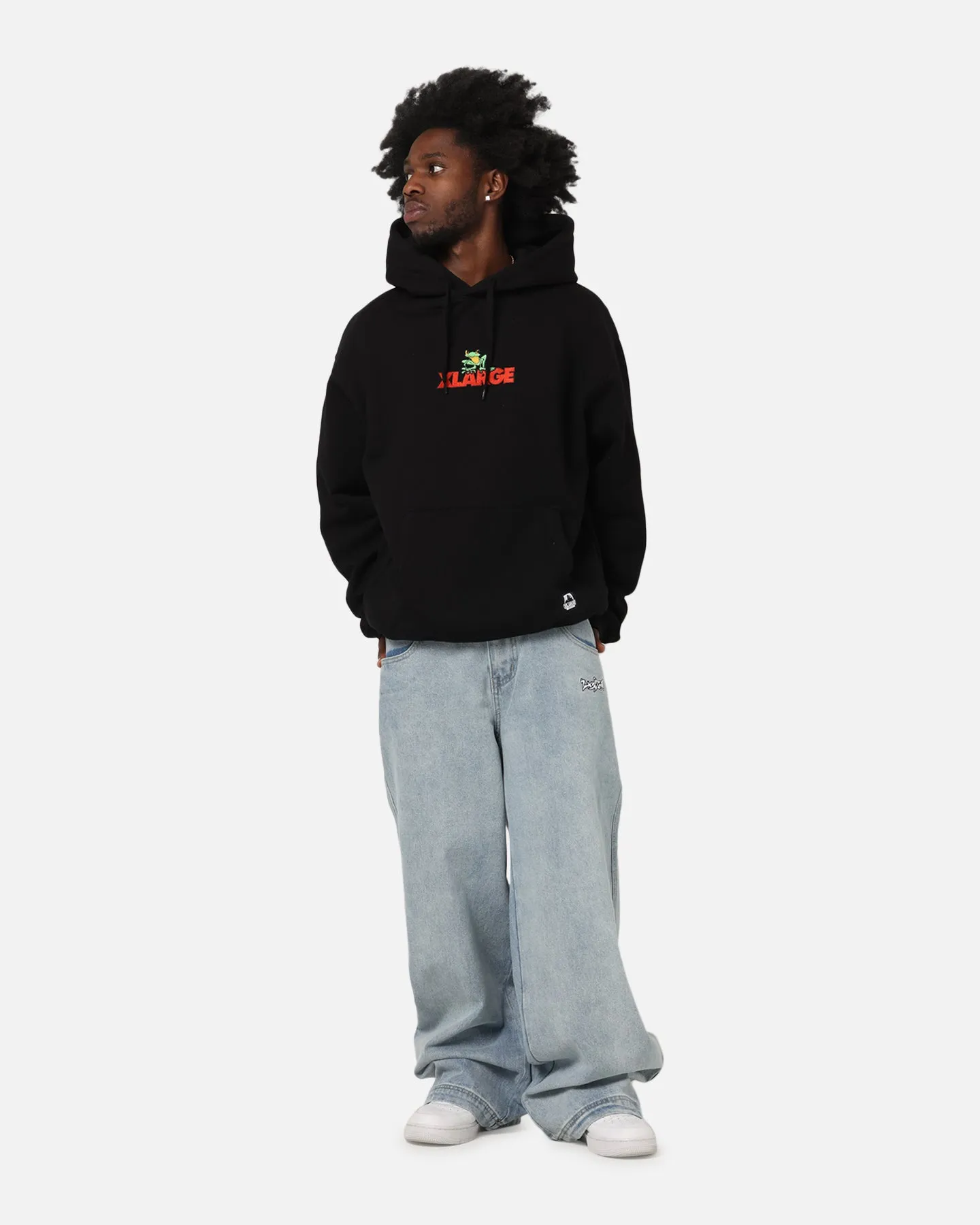 X-Large Frog Hoodie Pigment Black sold by Culture Kings product image thumbnail 2
