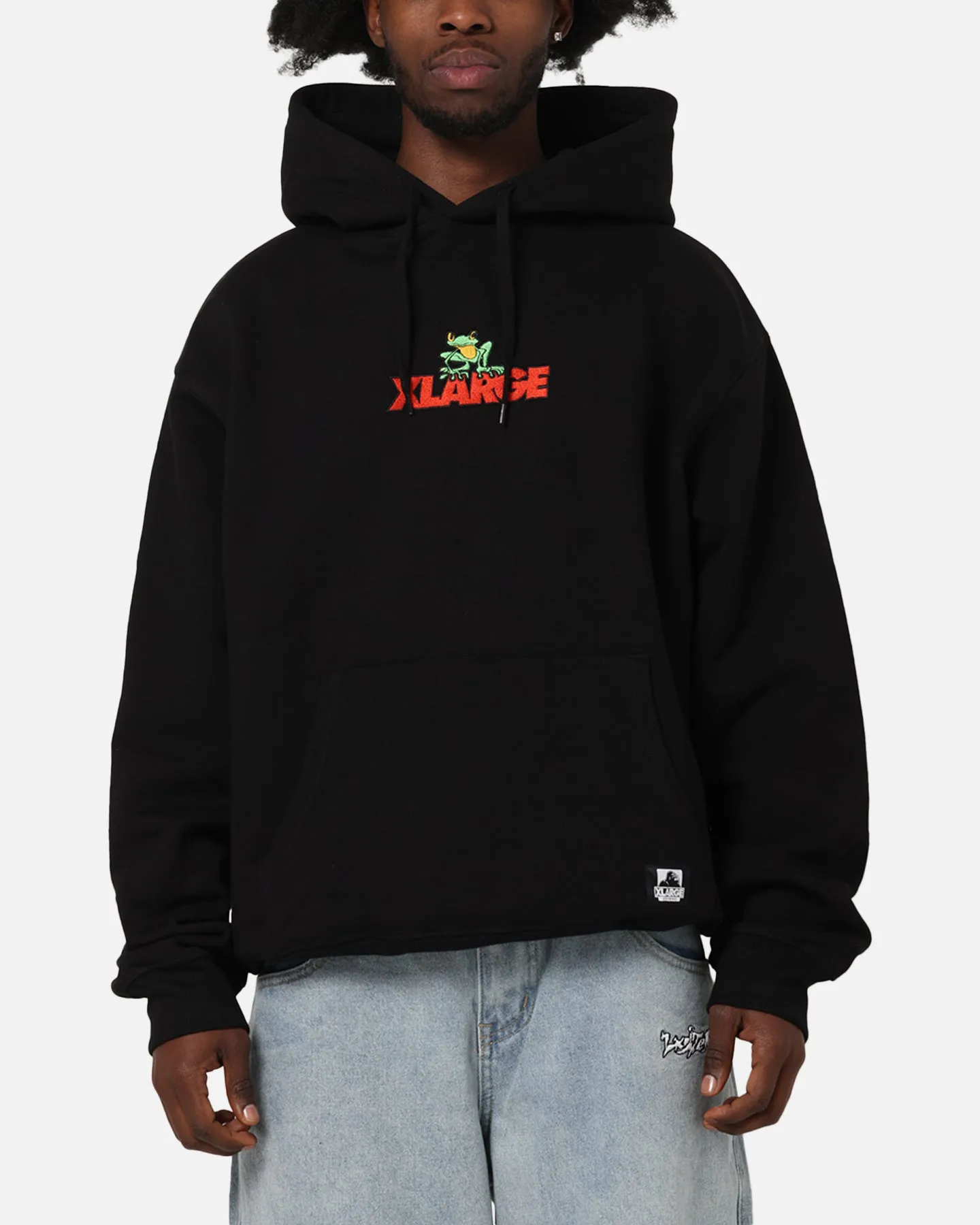 X-Large Frog Hoodie Pigment Black sold by Culture Kings