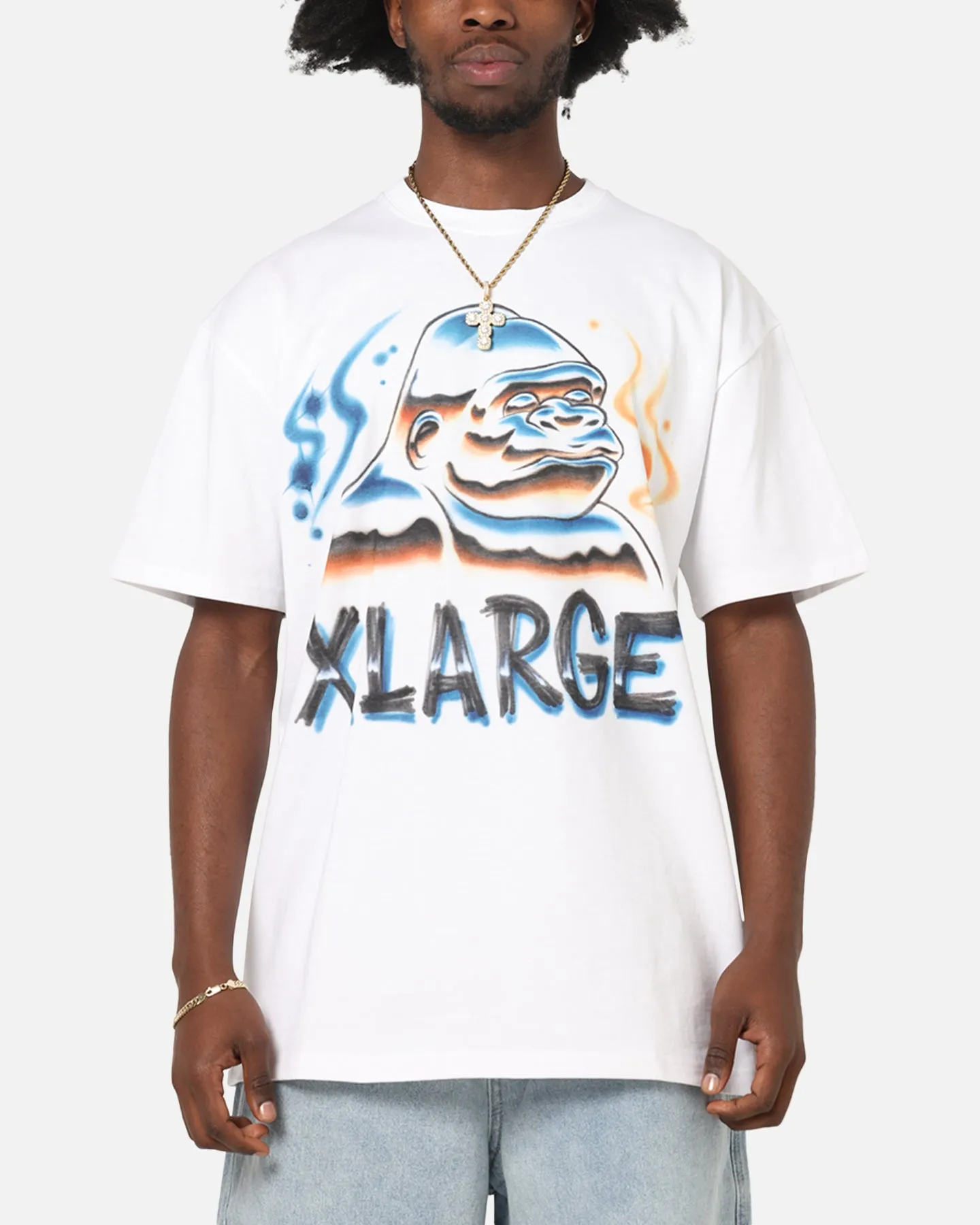 X-Large Airbrush T-Shirt White sold by Culture Kings