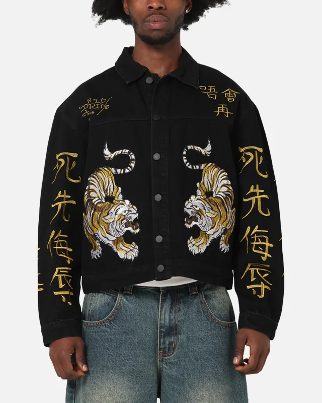 Ed Hardy Never Again Jacket Black made by Culture Kings