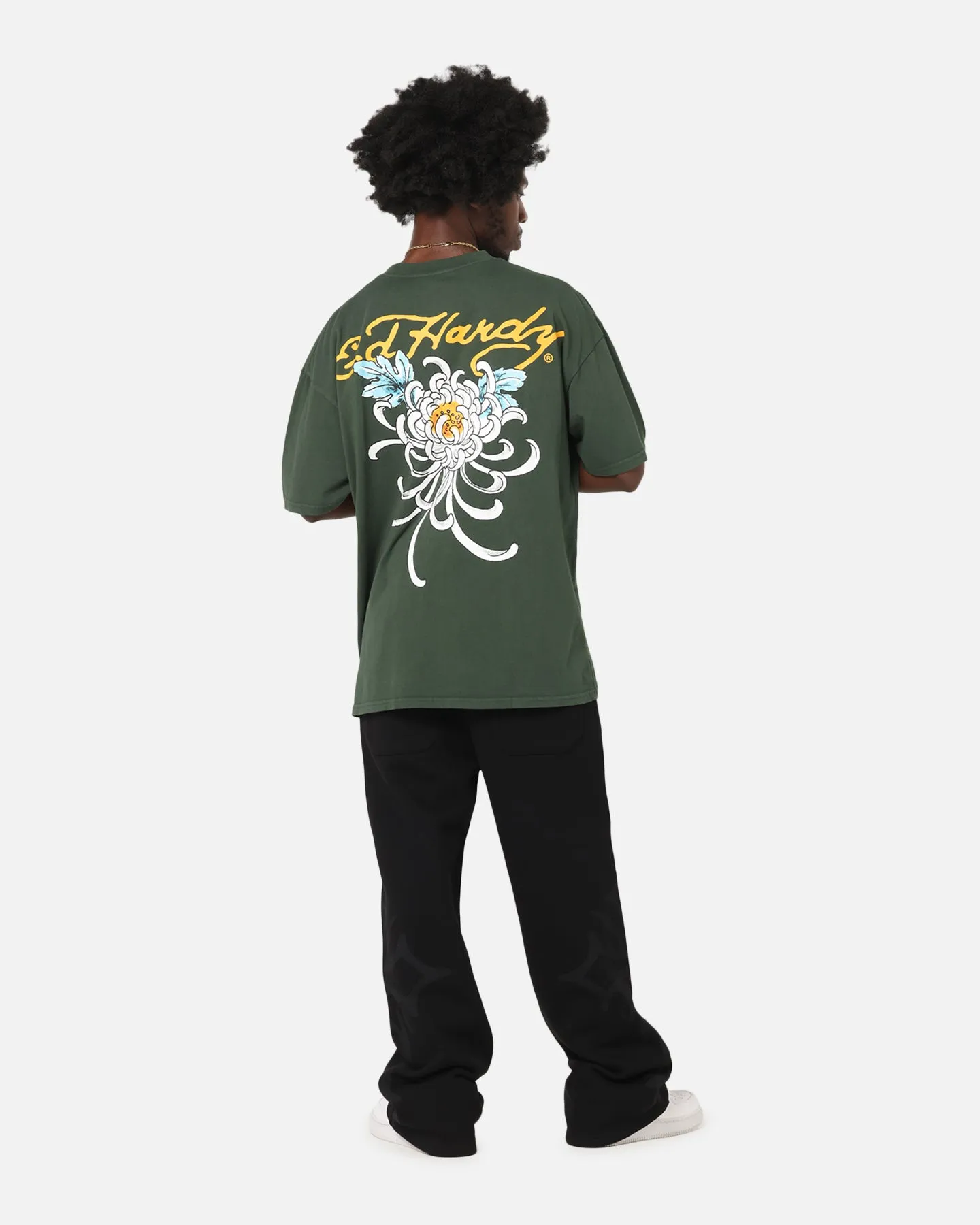 Ed Hardy Golden Bloom T-Shirt Pine Green sold by Culture Kings product image thumbnail 3
