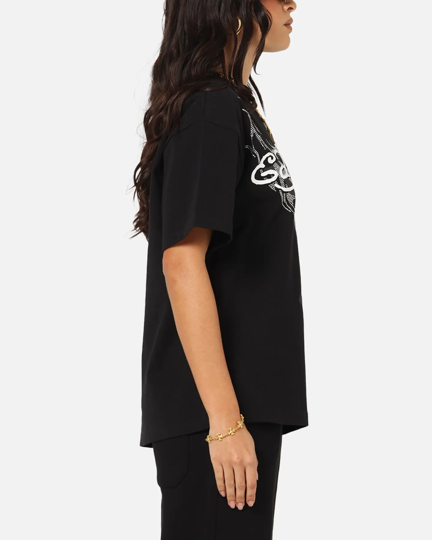 Ed Hardy Trinity Rhinestone T-Shirt Black sold by Culture Kings product image thumbnail 4