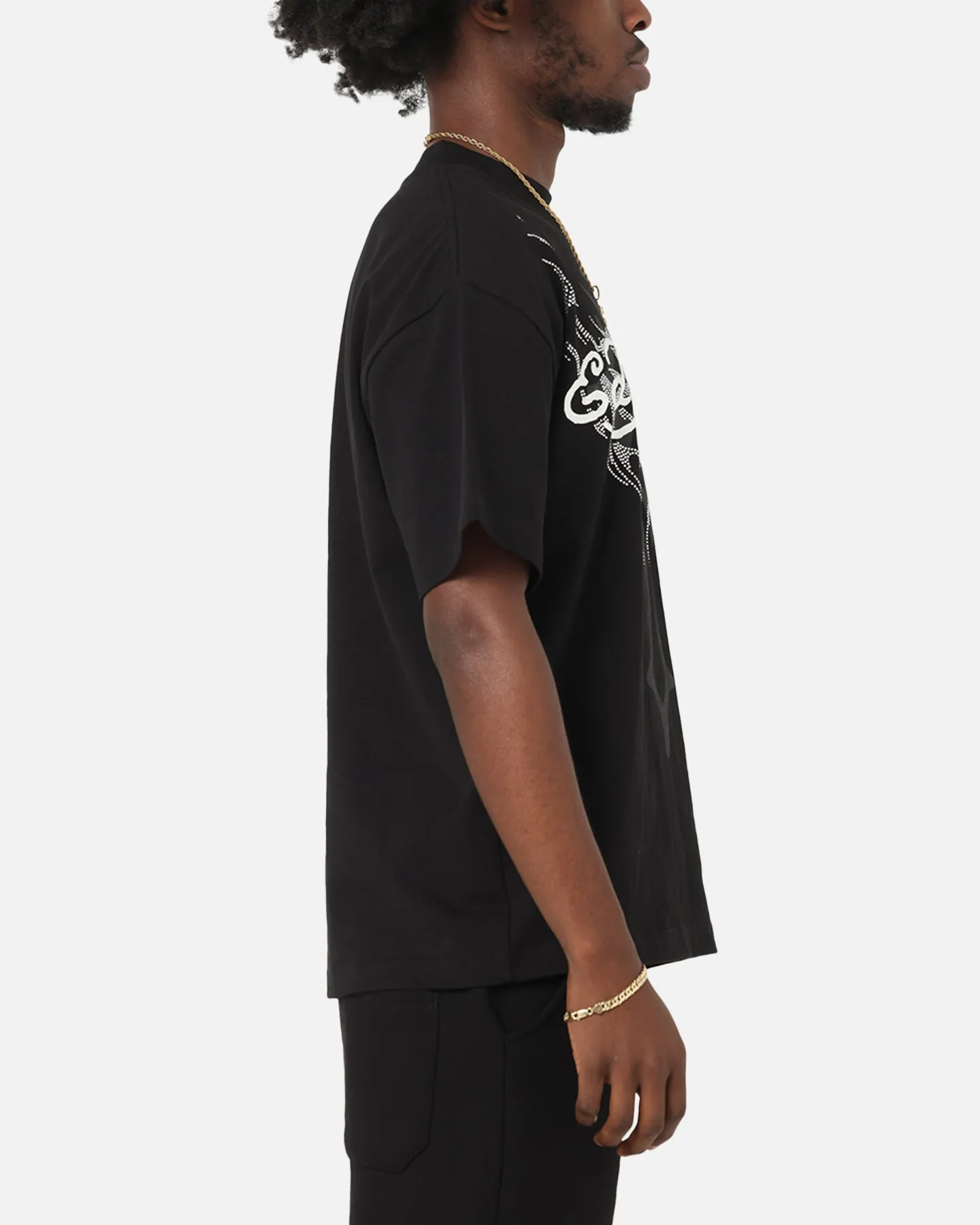 Ed Hardy Trinity Rhinestone T-Shirt Black sold by Culture Kings product image thumbnail 4