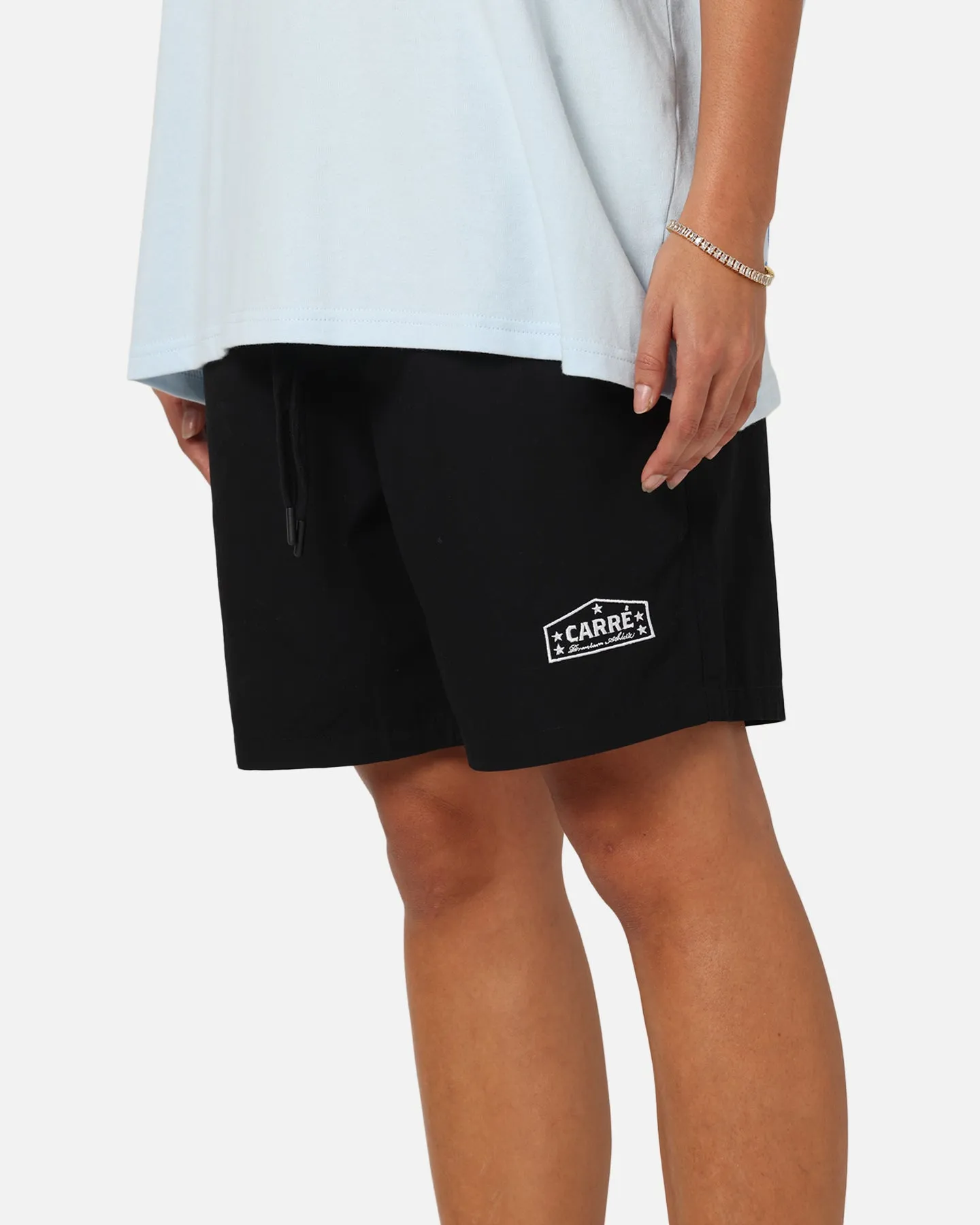 Carre Block Star Beach Shorts Black sold by Culture Kings product image thumbnail 3
