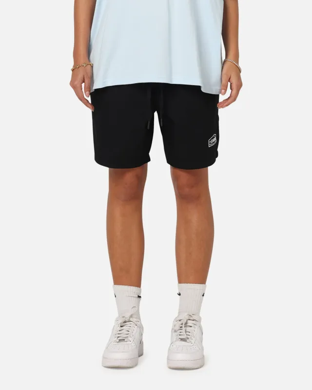 Carre Block Star Beach Shorts Black sold by Culture Kings
