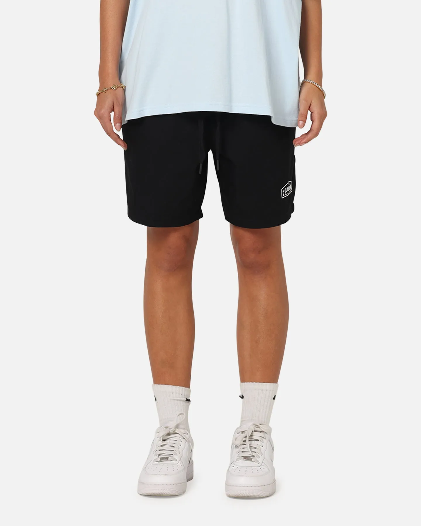 Carre Block Star Beach Shorts Black sold by Culture Kings