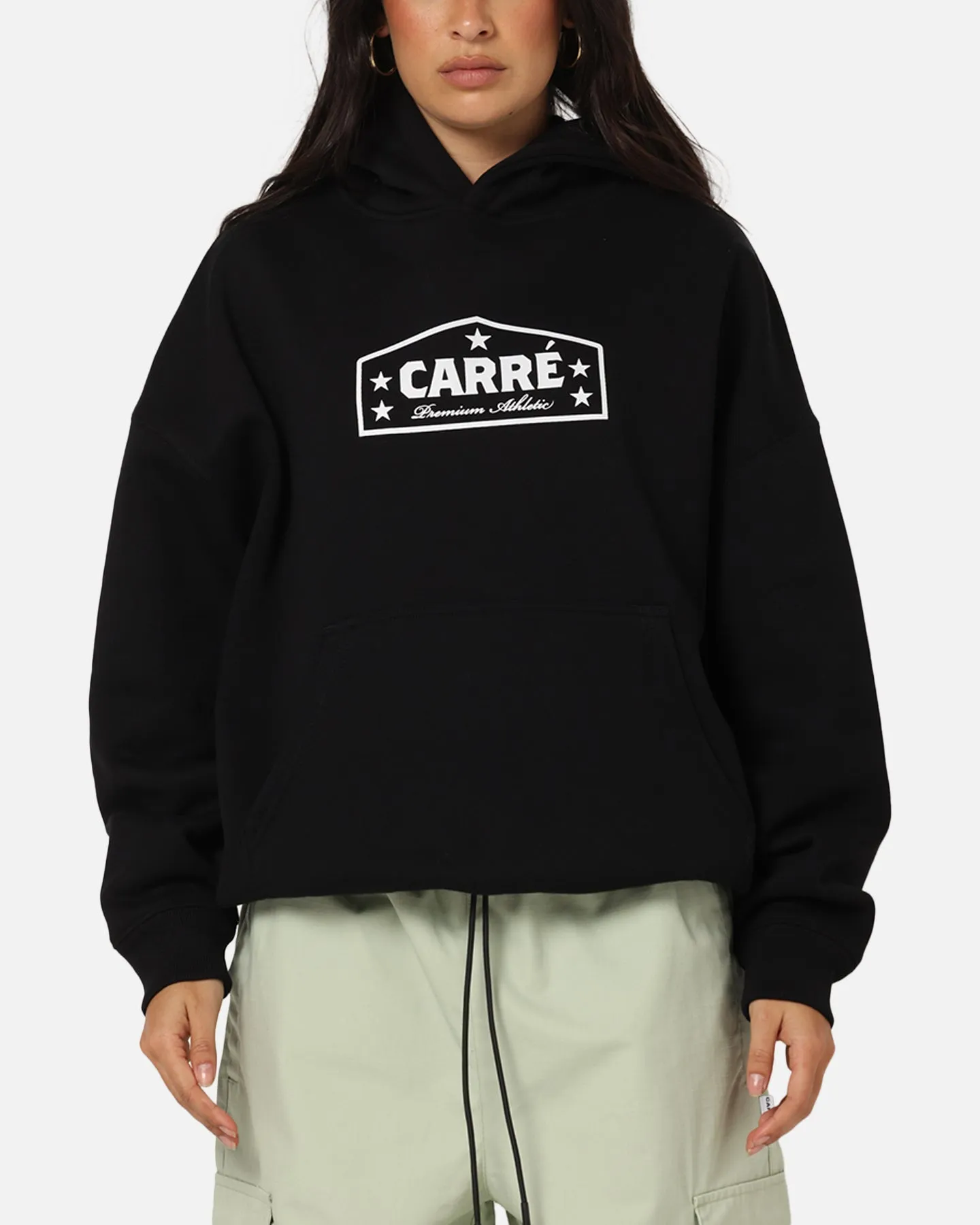 Carre Block Star Hoodie Black sold by Culture Kings