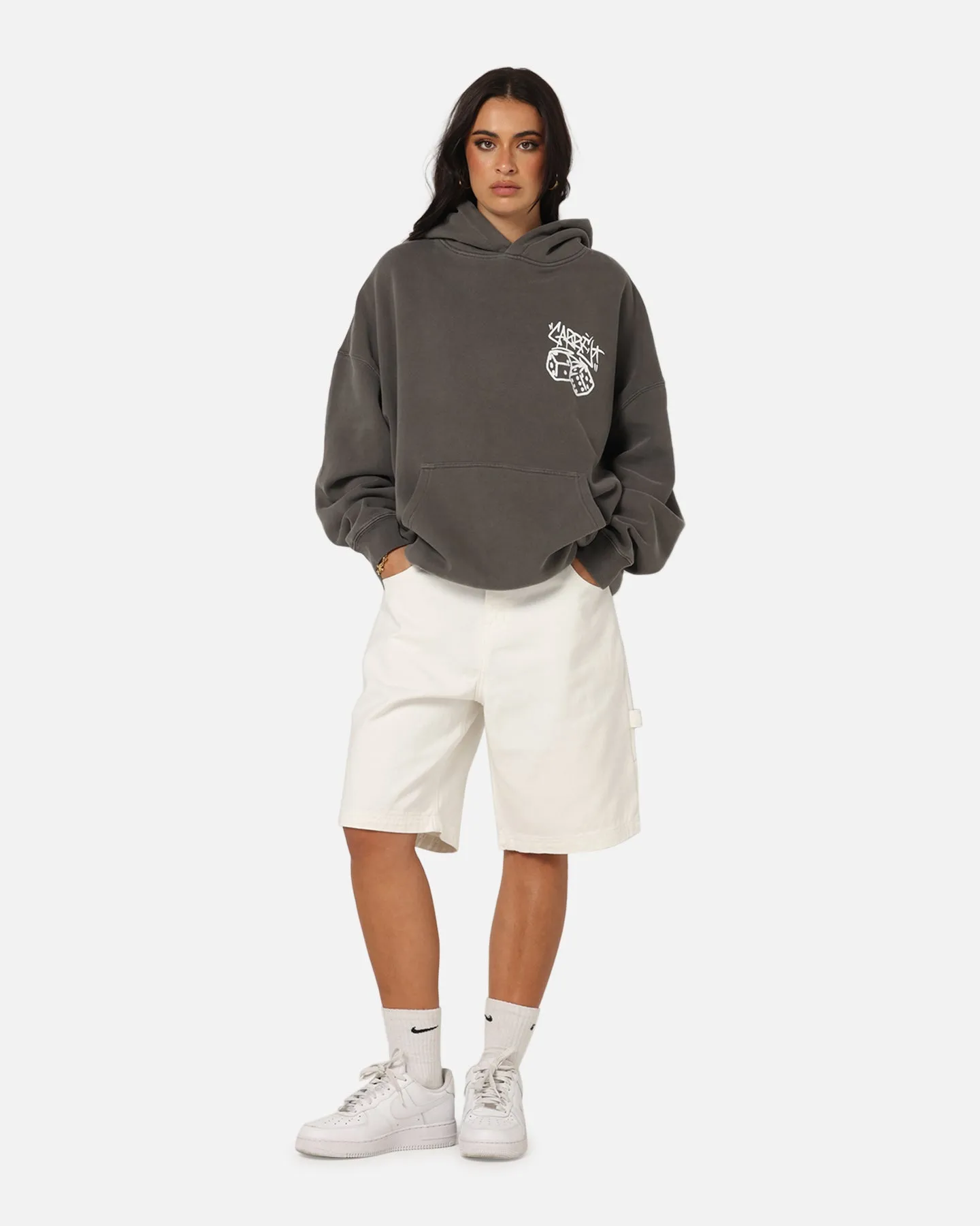 Carre Rolling Worldwide Hoodie Washed Charcoal sold by Culture Kings product image thumbnail 4