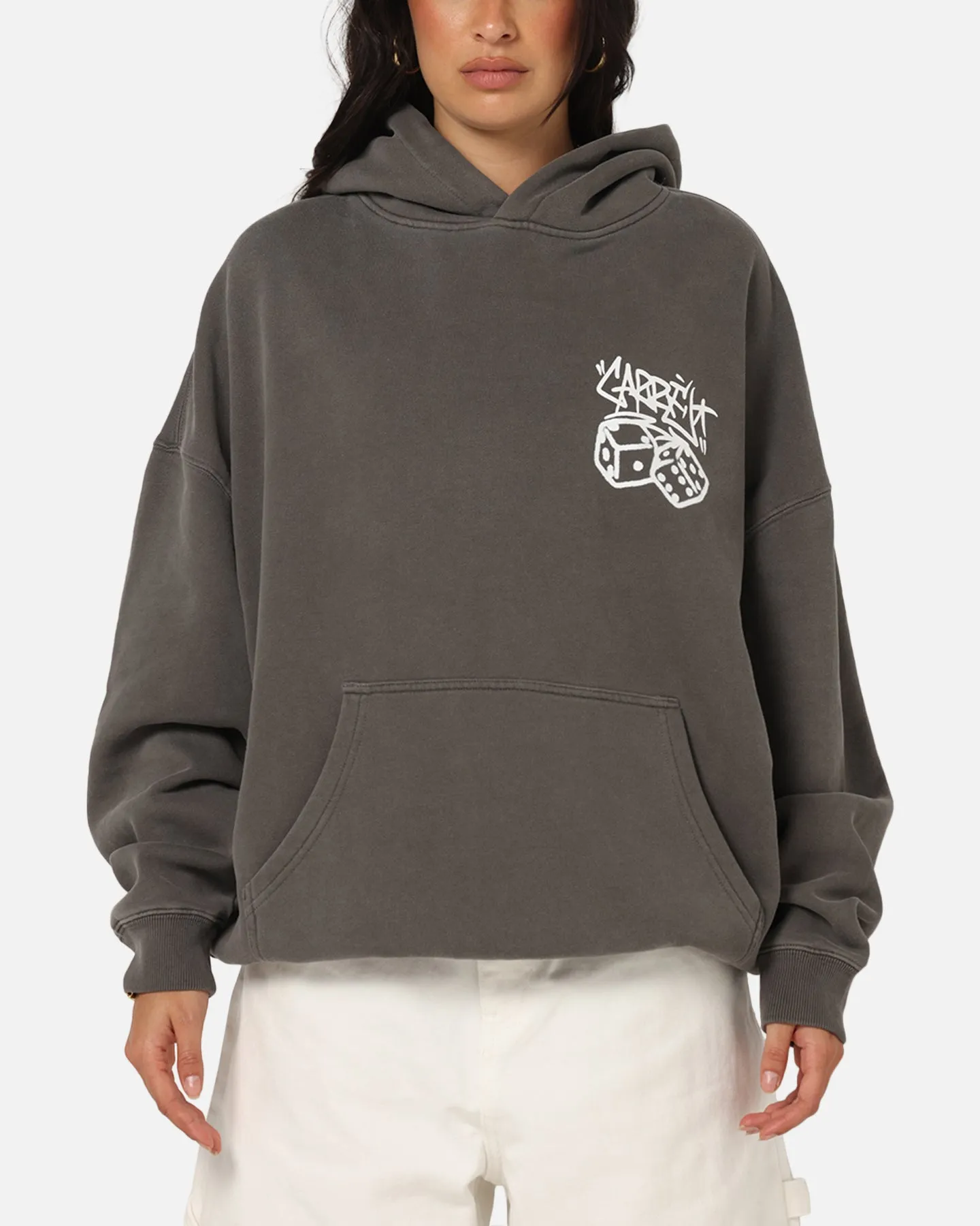 Carre Rolling Worldwide Hoodie Washed Charcoal sold by Culture Kings product image thumbnail 2