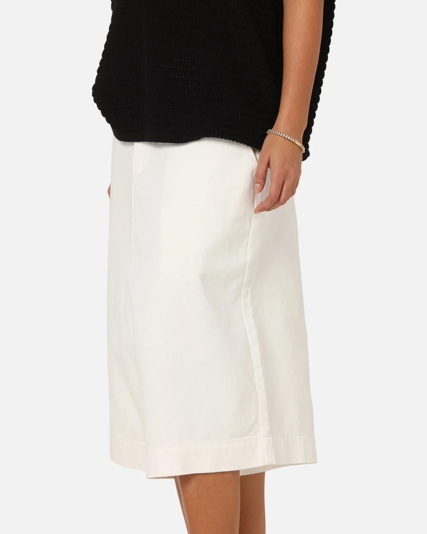 XXIII Wide Leg Denim Shorts Off White sold by Culture Kings product image thumbnail 3