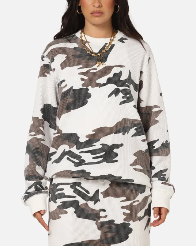 XXIII Printed Thermal Long Sleeve T-Shirt Snow Camo sold by Culture Kings