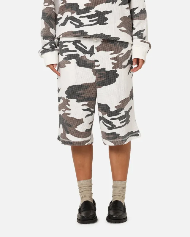 XXIII Printed Thermal Shorts Snow Camo sold by Culture Kings