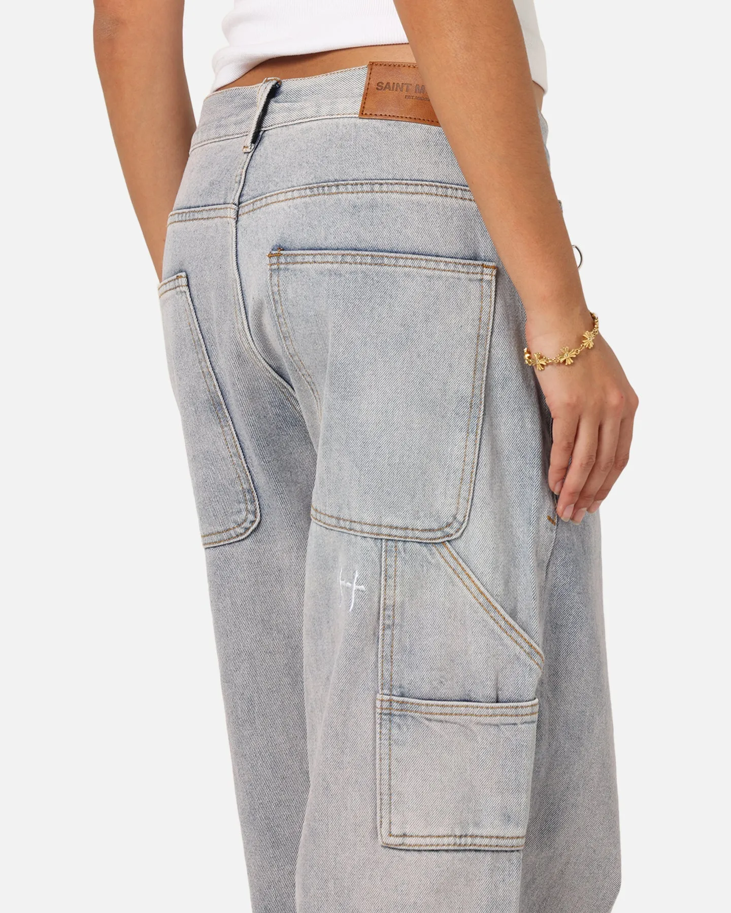 Saint Morta Amplus Vintage Jeans Washed Purple sold by Culture Kings product image thumbnail 3