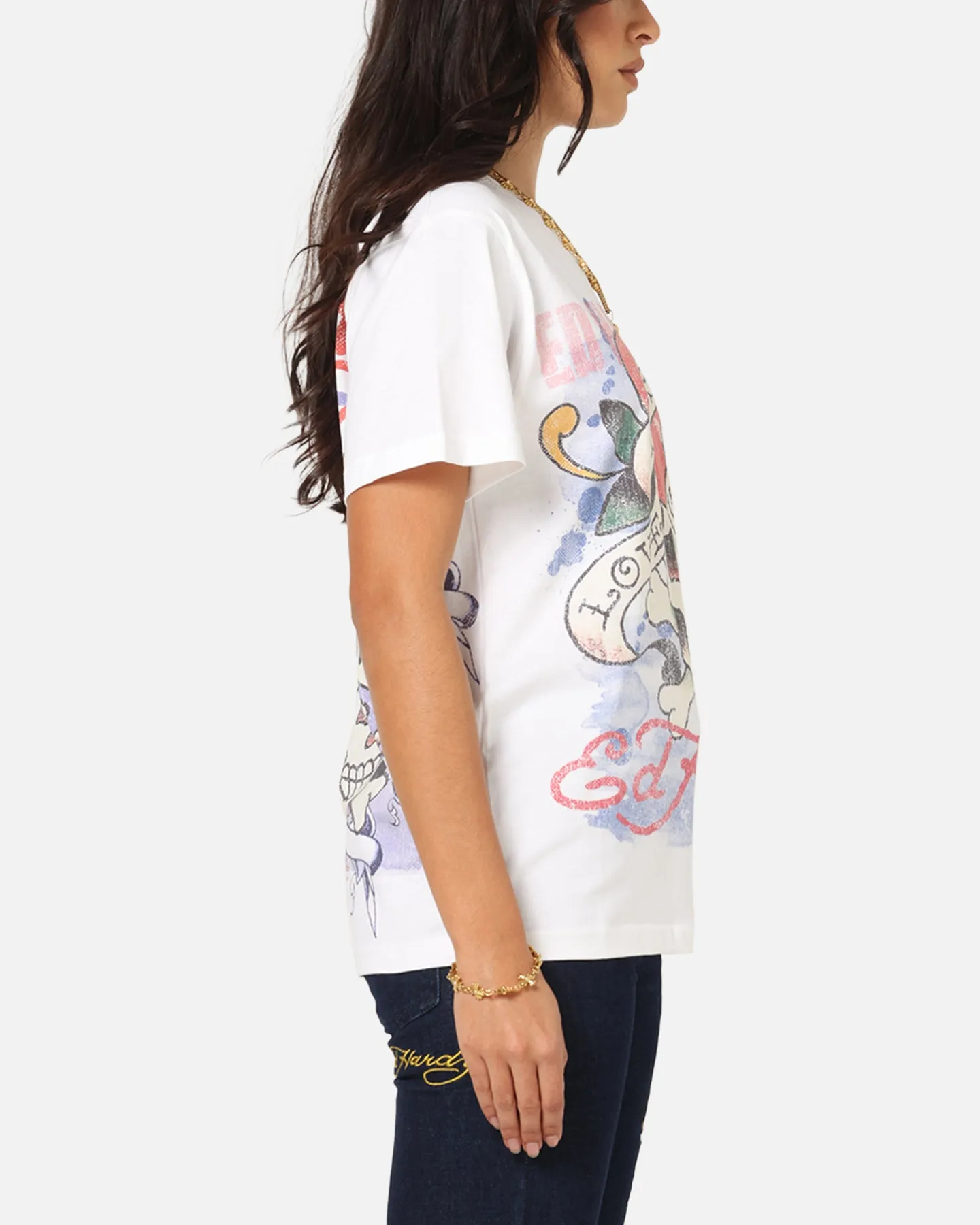 Ed Hardy Love Kills Slowly Vintage T-Shirt White sold by Culture Kings product image thumbnail 5