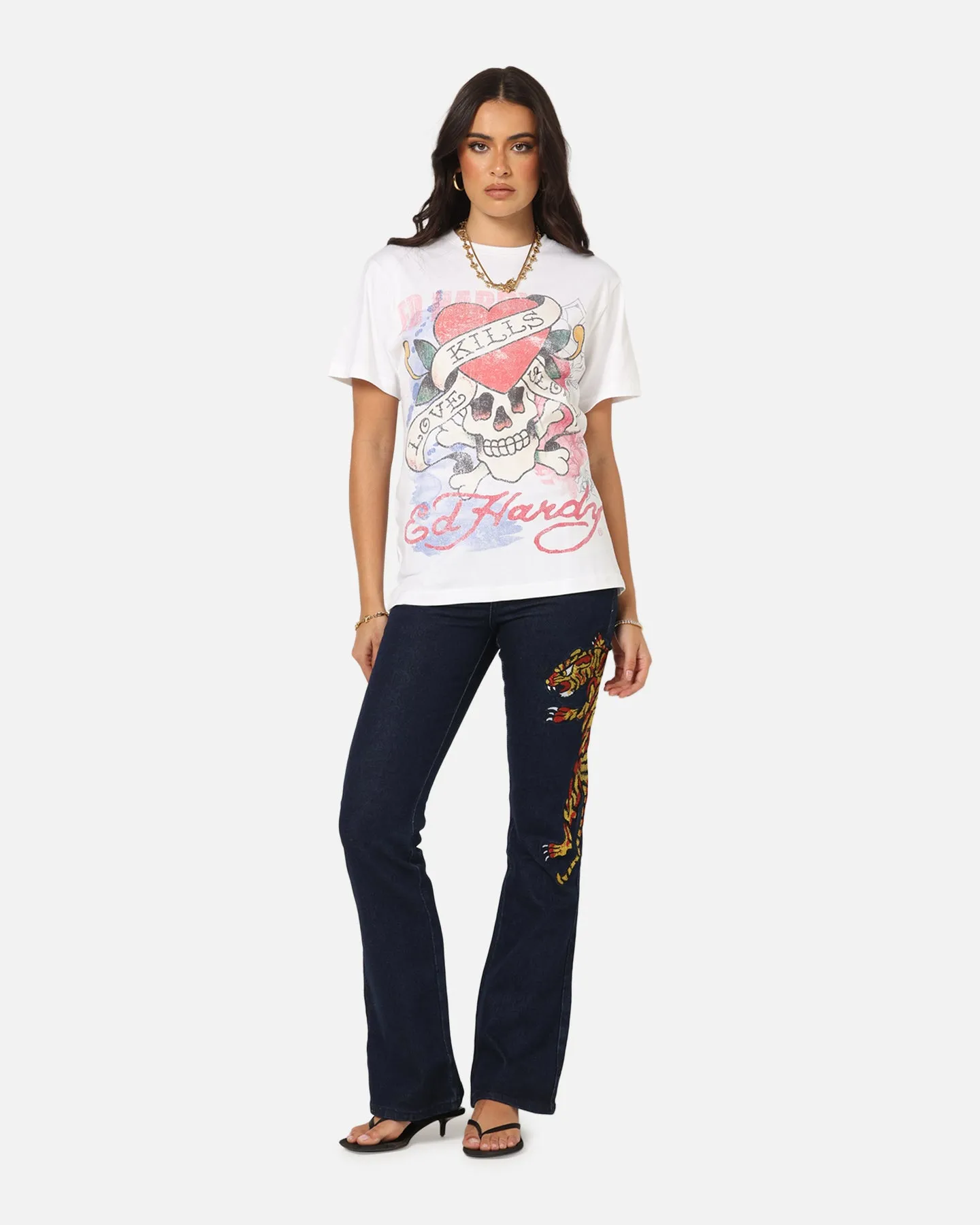 Ed Hardy Love Kills Slowly Vintage T-Shirt White sold by Culture Kings product image thumbnail 3