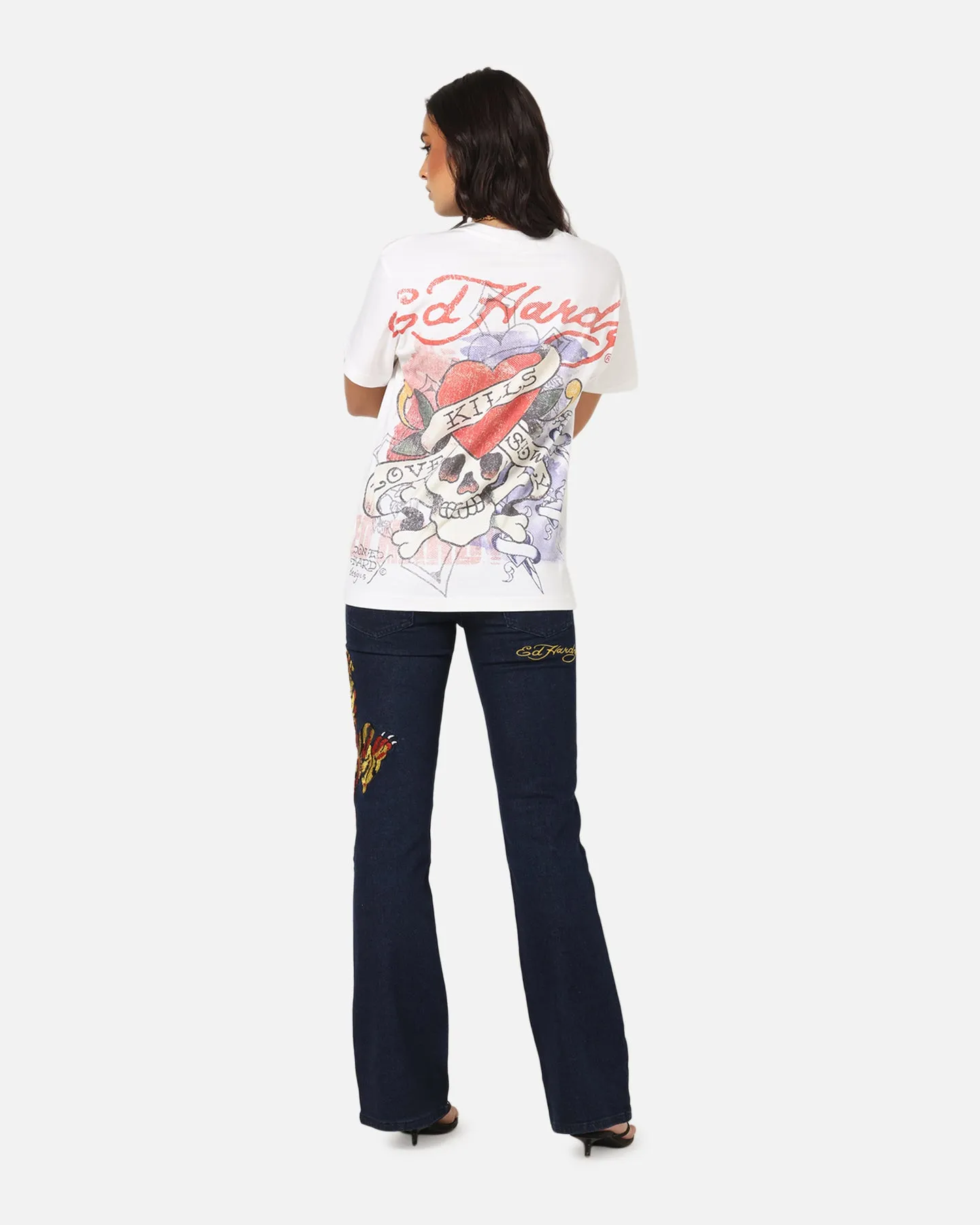 Ed Hardy Love Kills Slowly Vintage T-Shirt White sold by Culture Kings product image thumbnail 4
