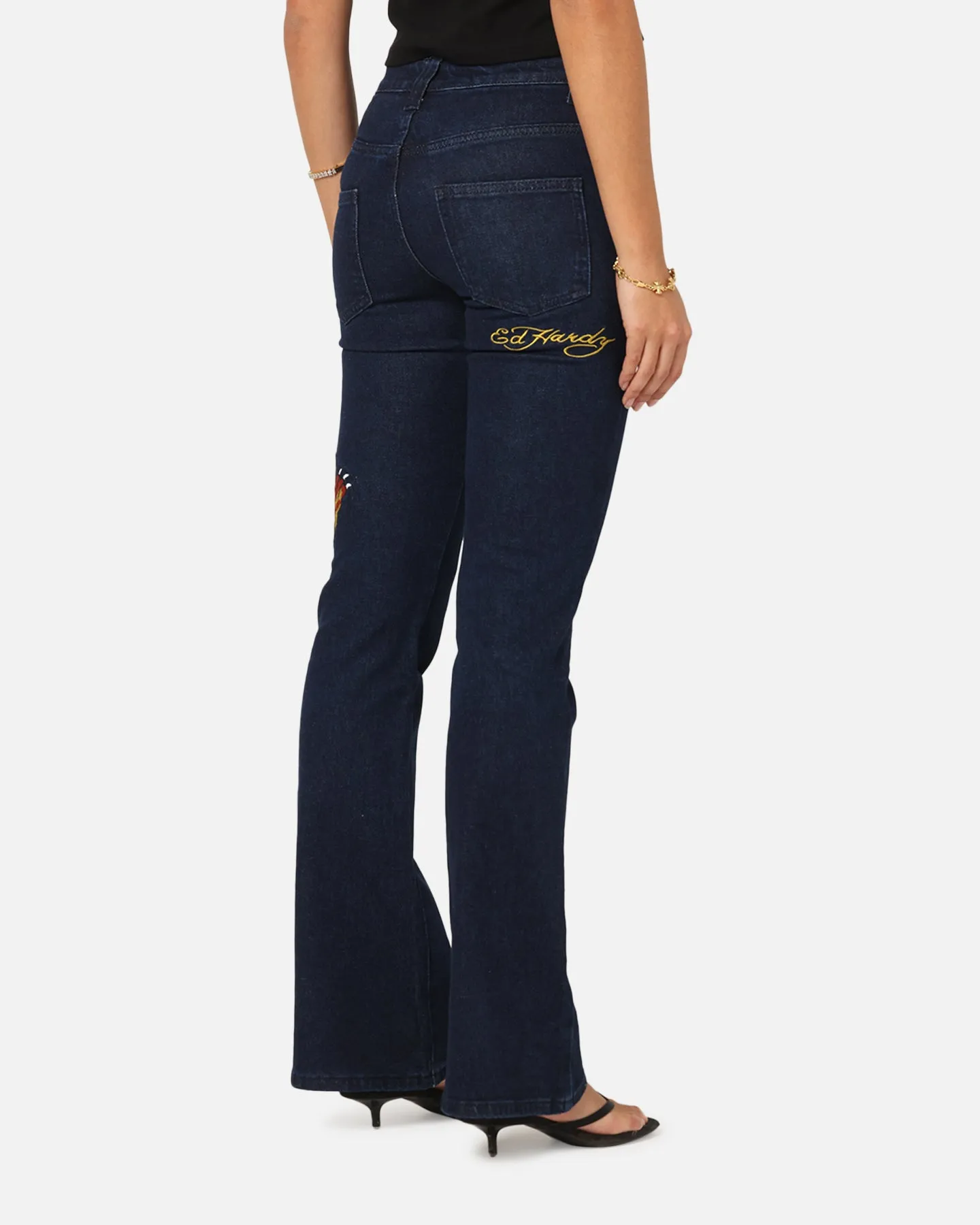 Ed Hardy Women's Feline Bootleg Jeans Indigo Denim sold by Culture Kings product image thumbnail 5