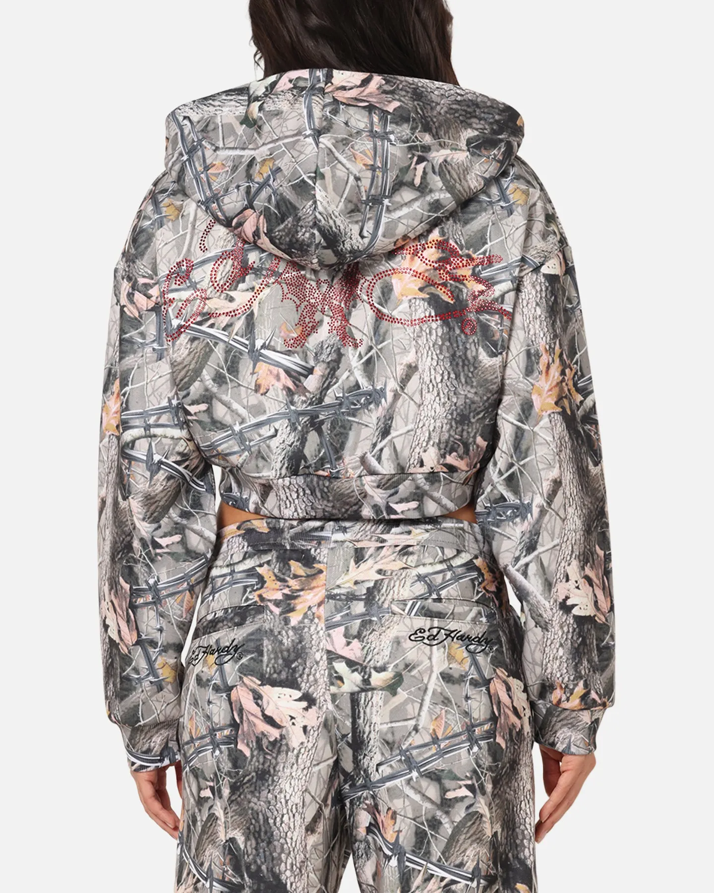 Ed Hardy Women's Butterfly Effect Hoodie Real Tree Camo sold by Culture Kings