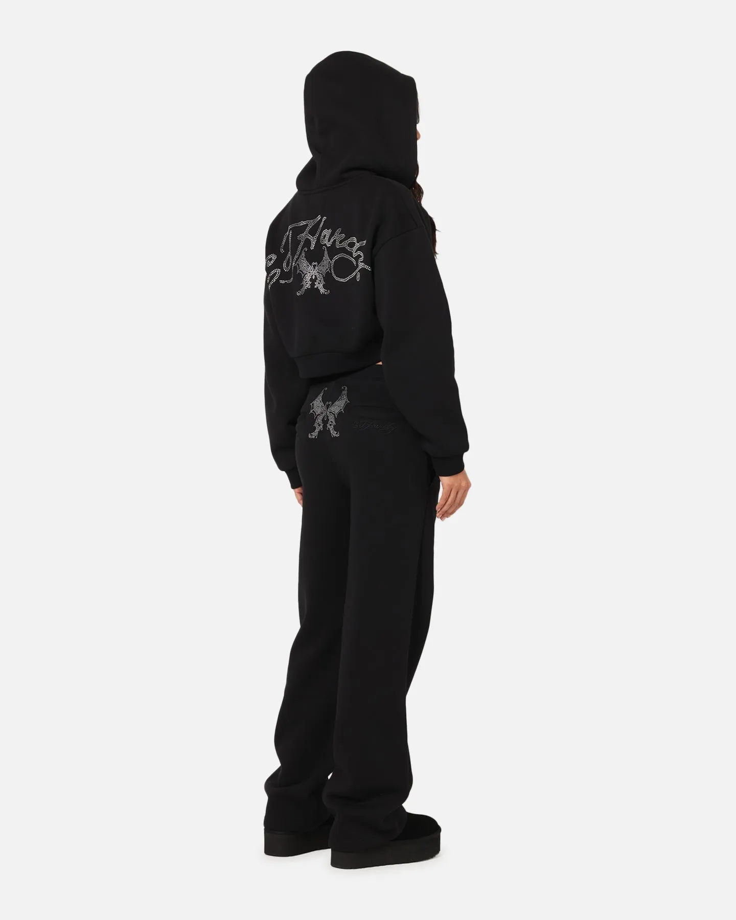 Ed Hardy Women's Butterfly Effect Hoodie Black sold by Culture Kings product image thumbnail 3