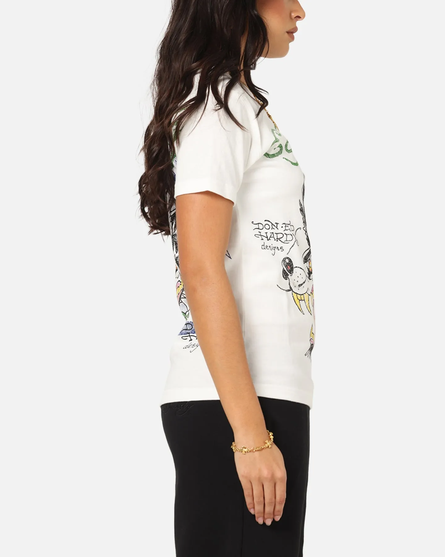 Ed Hardy Wolf Vintage T-Shirt Off White sold by Culture Kings product image thumbnail 5