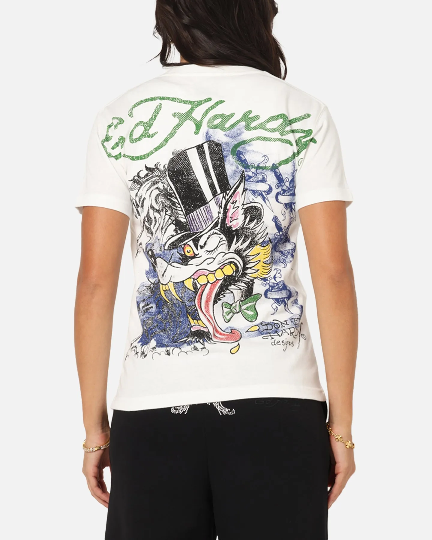 Ed Hardy Wolf Vintage T-Shirt Off White sold by Culture Kings product image thumbnail 2