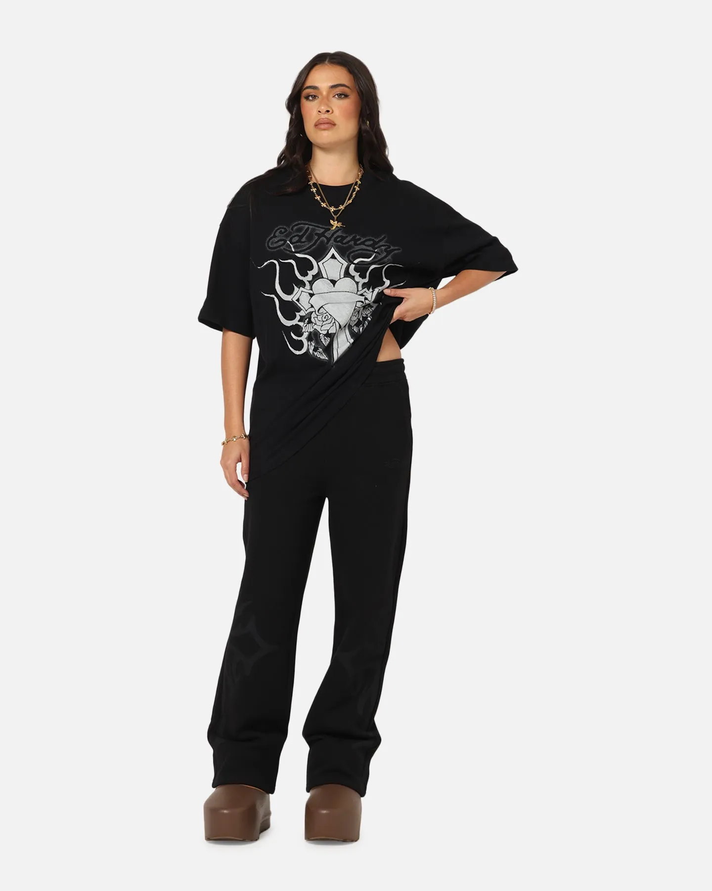 Ed Hardy Cross My Heart T-Shirt Black sold by Culture Kings product image thumbnail 2