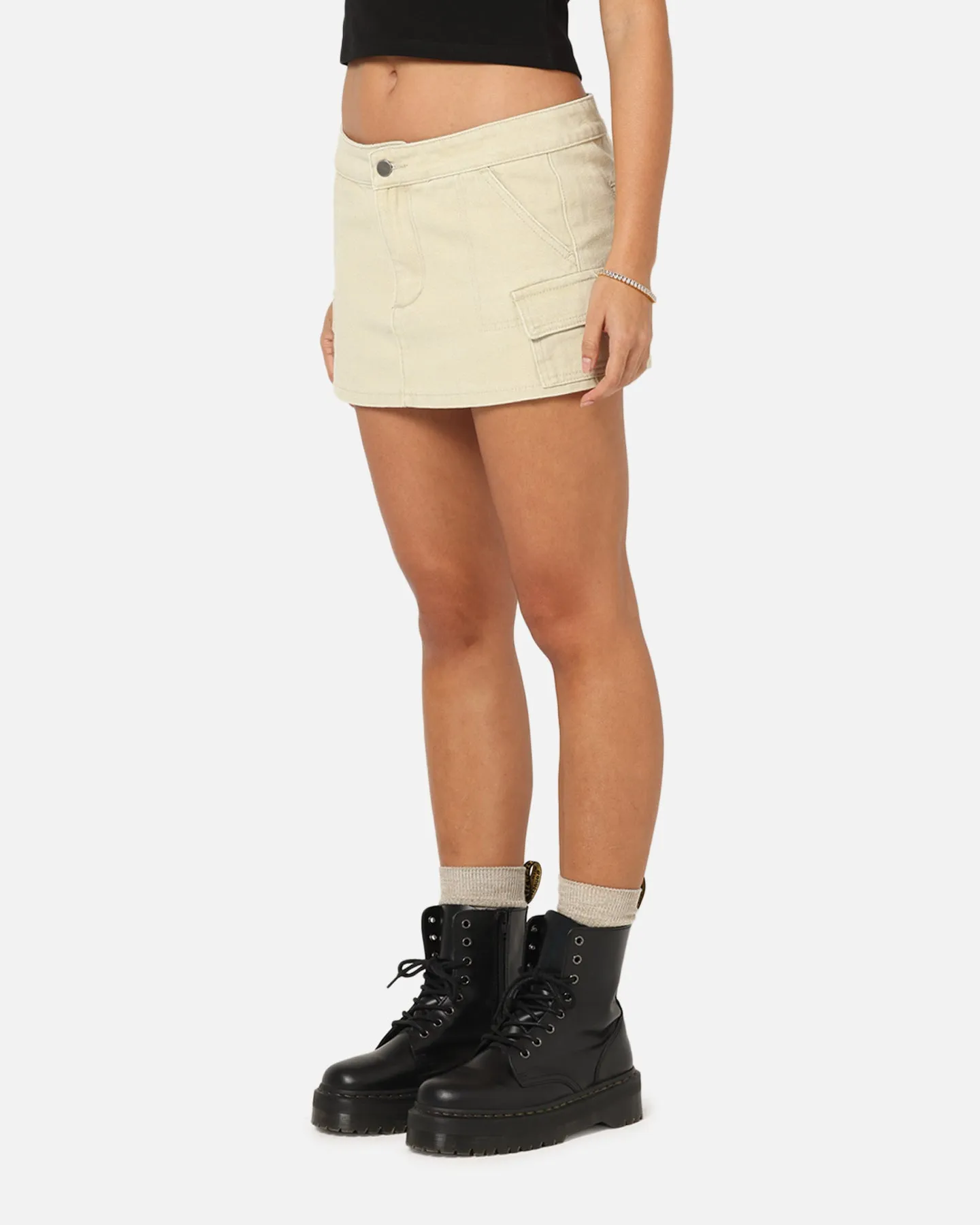 Ed Hardy Women's Cargo Mini Skirt Stone sold by Culture Kings product image thumbnail 5