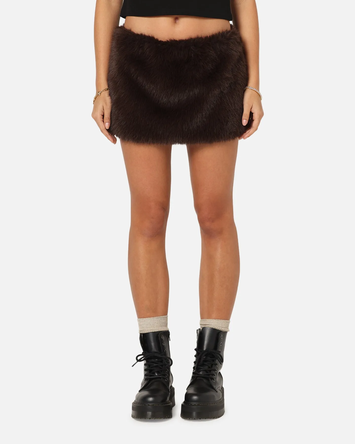 Ed Hardy Women's Bizzard Mini Skirt Brown sold by Culture Kings product image thumbnail 5