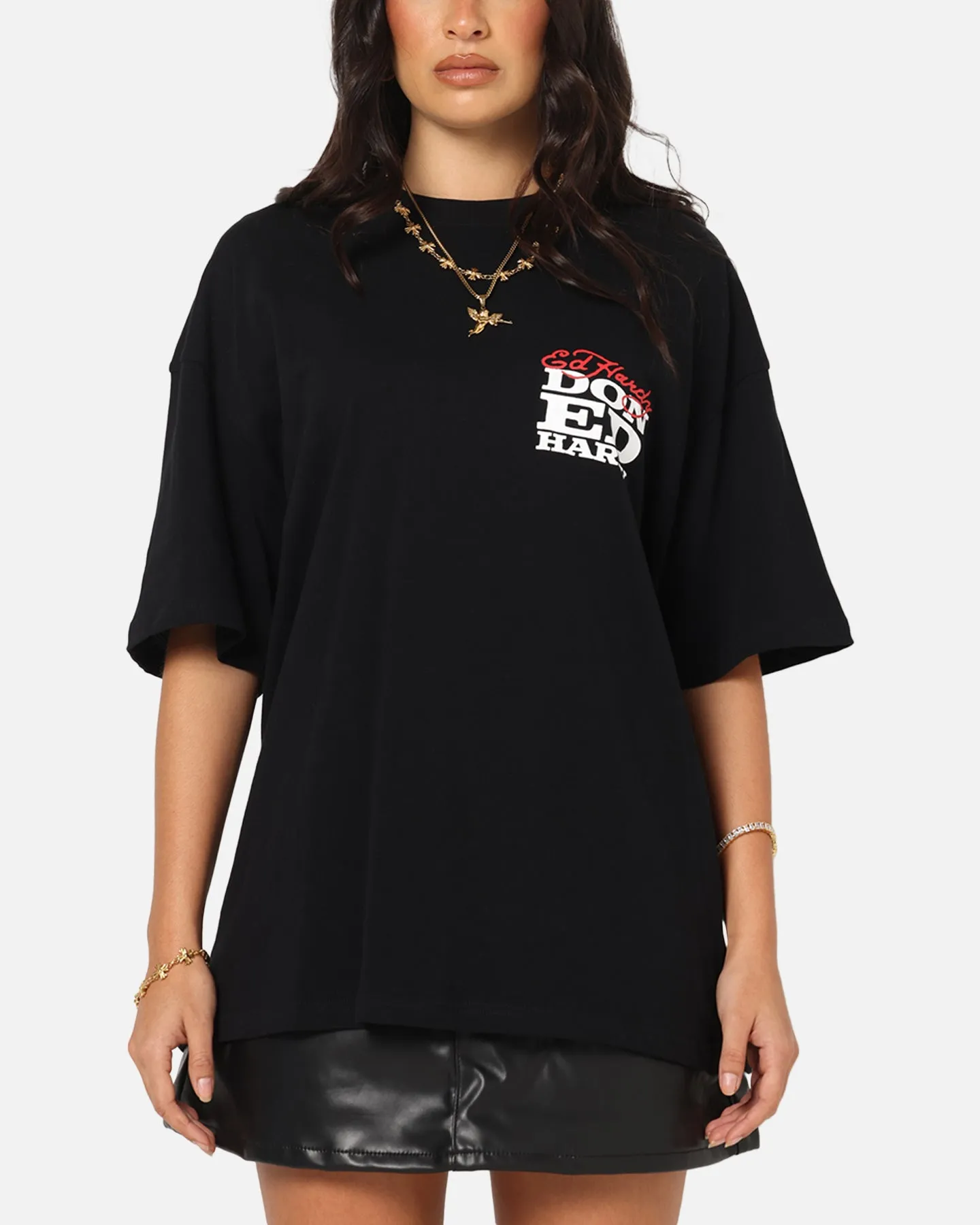 Ed Hardy Flaming Skull T-Shirt Black sold by Culture Kings product image thumbnail 2