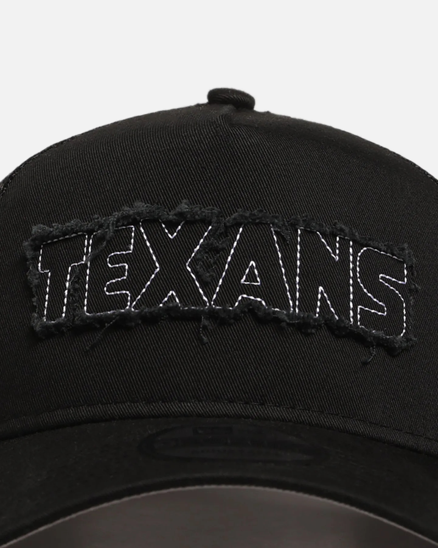 New Era Houston Texans 'Distressed' 9FORTY A-Frame Trucker Snapback Black/White sold by Culture Kings product image thumbnail 5