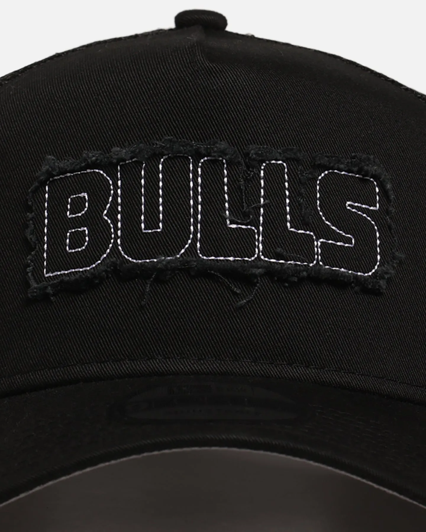 New Era Chicago Bulls 'Distressed' 9FORTY A-Frame Trucker Snapback Black/White sold by Culture Kings product image thumbnail 5