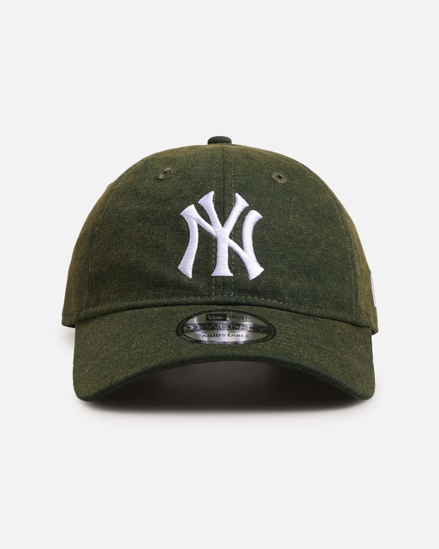 New Era New York Yankees 'Vintage Canvas' 9TWENTY Strapback Washed Green sold by Culture Kings