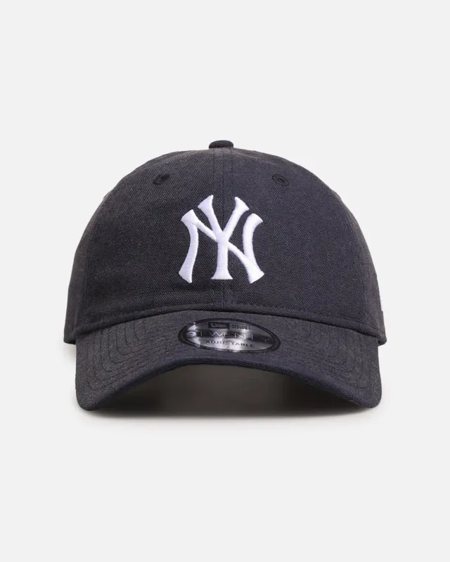New Era New York Yankees 'Vintage Canvas' 9TWENTY Strapback Washed Navy sold by Culture Kings