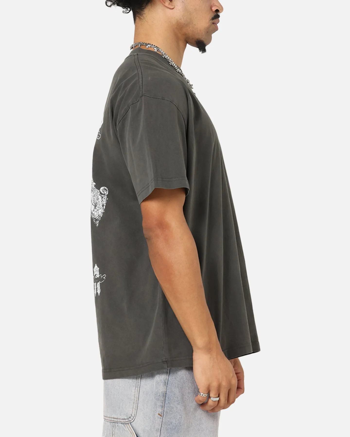 Saint Morta Sleepless Boxy T-Shirt Black Wash sold by Culture Kings product image thumbnail 5