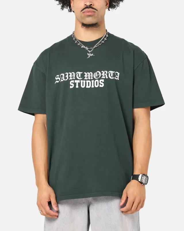 Saint Morta Studios Boxy T-Shirt Green sold by Culture Kings