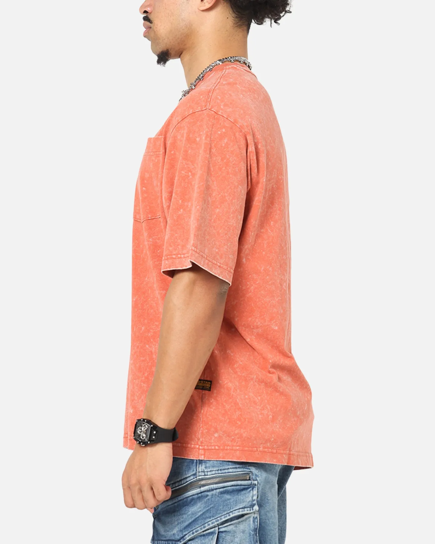G-Star Acid Wash Boxy T-Shirt Red sold by Culture Kings product image thumbnail 5