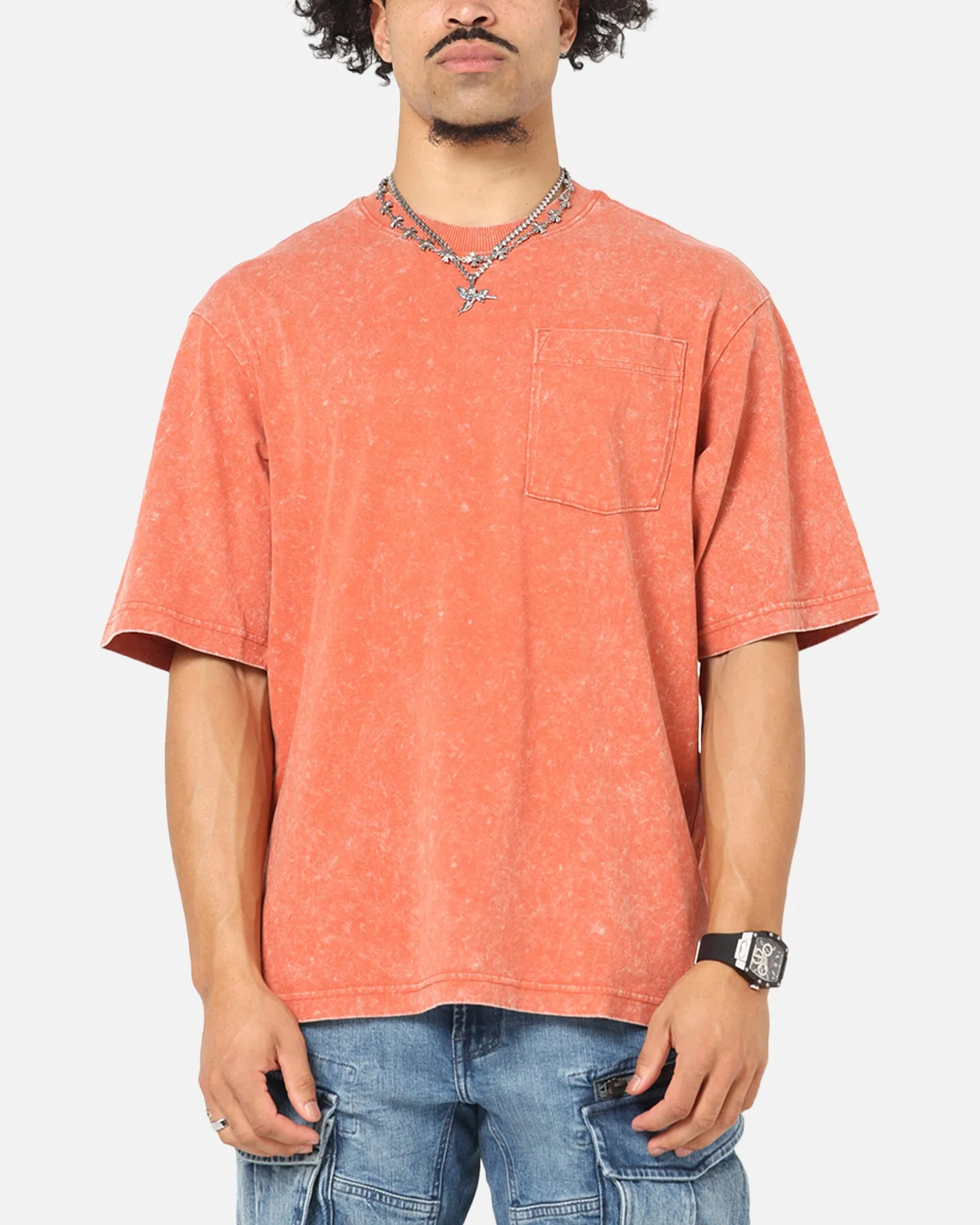 G-Star Acid Wash Boxy T-Shirt Red sold by Culture Kings