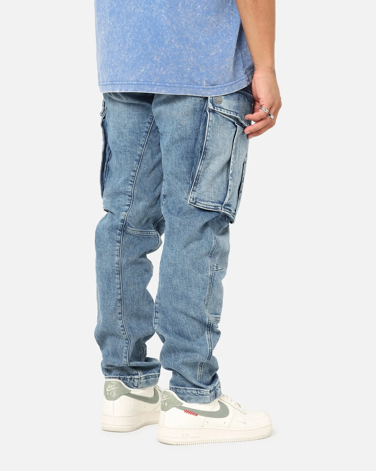 G-Star Rovic Zip 3D Tapered Denim Jeans Faded Blue sold by Culture Kings product image thumbnail 5