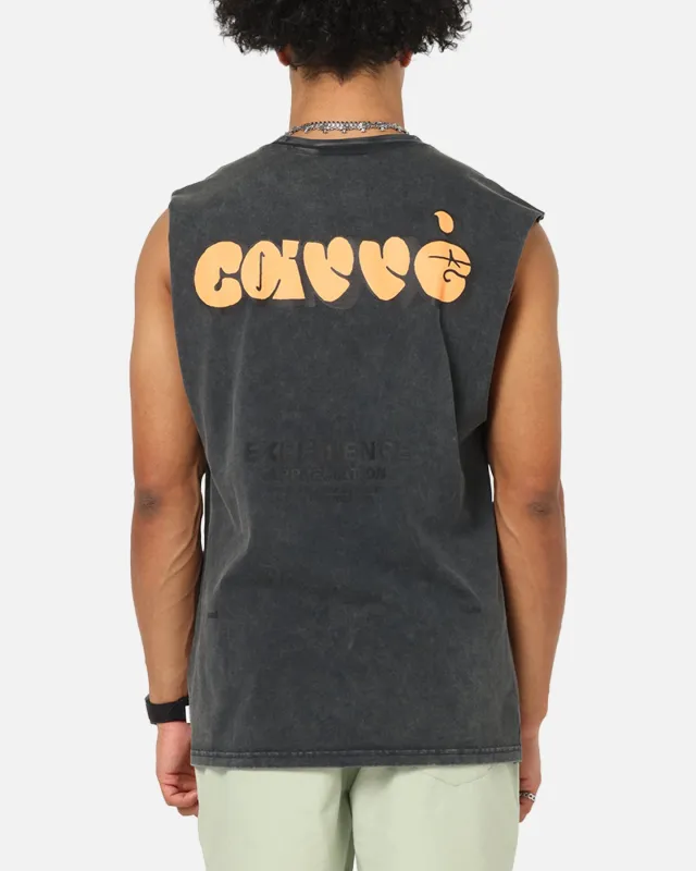 Carre Experience Muscle T-Shirt Washed Black made by Culture Kings