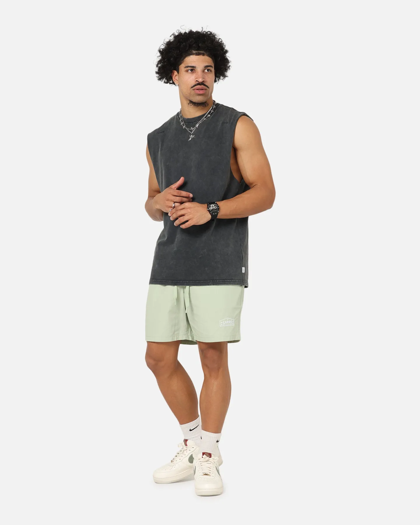 Carre Block Star Beach Shorts Sage sold by Culture Kings product image thumbnail 2