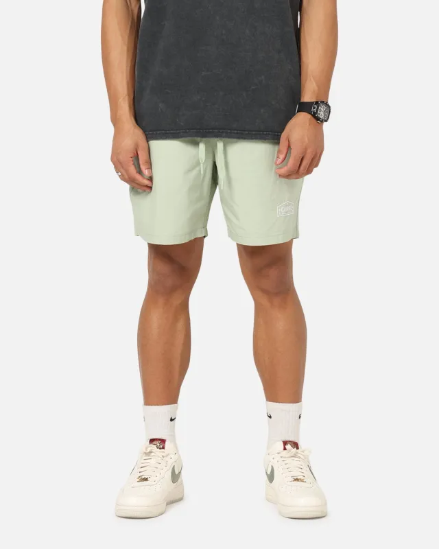 Carre Block Star Beach Shorts Sage sold by Culture Kings