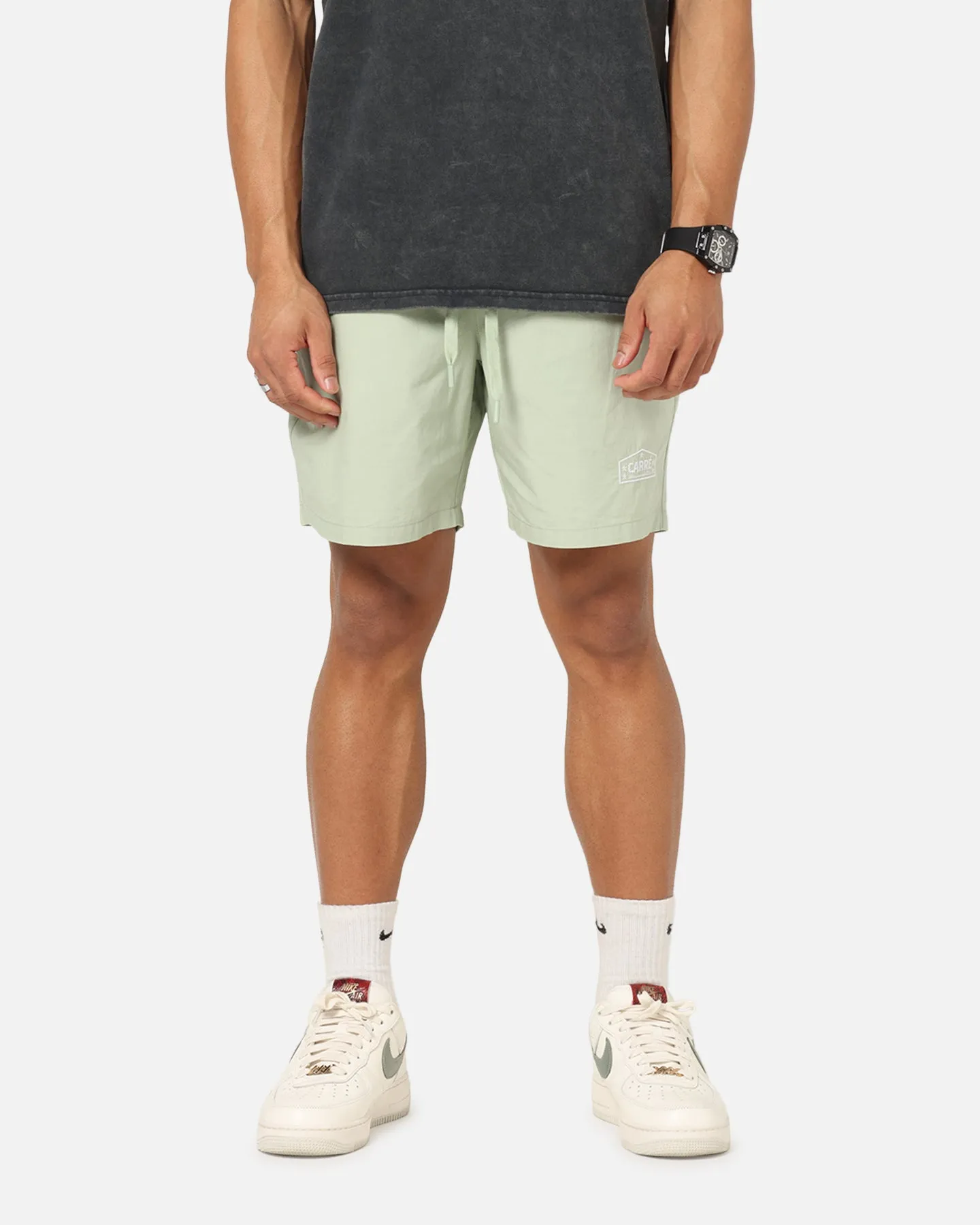 Carre Block Star Beach Shorts Sage sold by Culture Kings