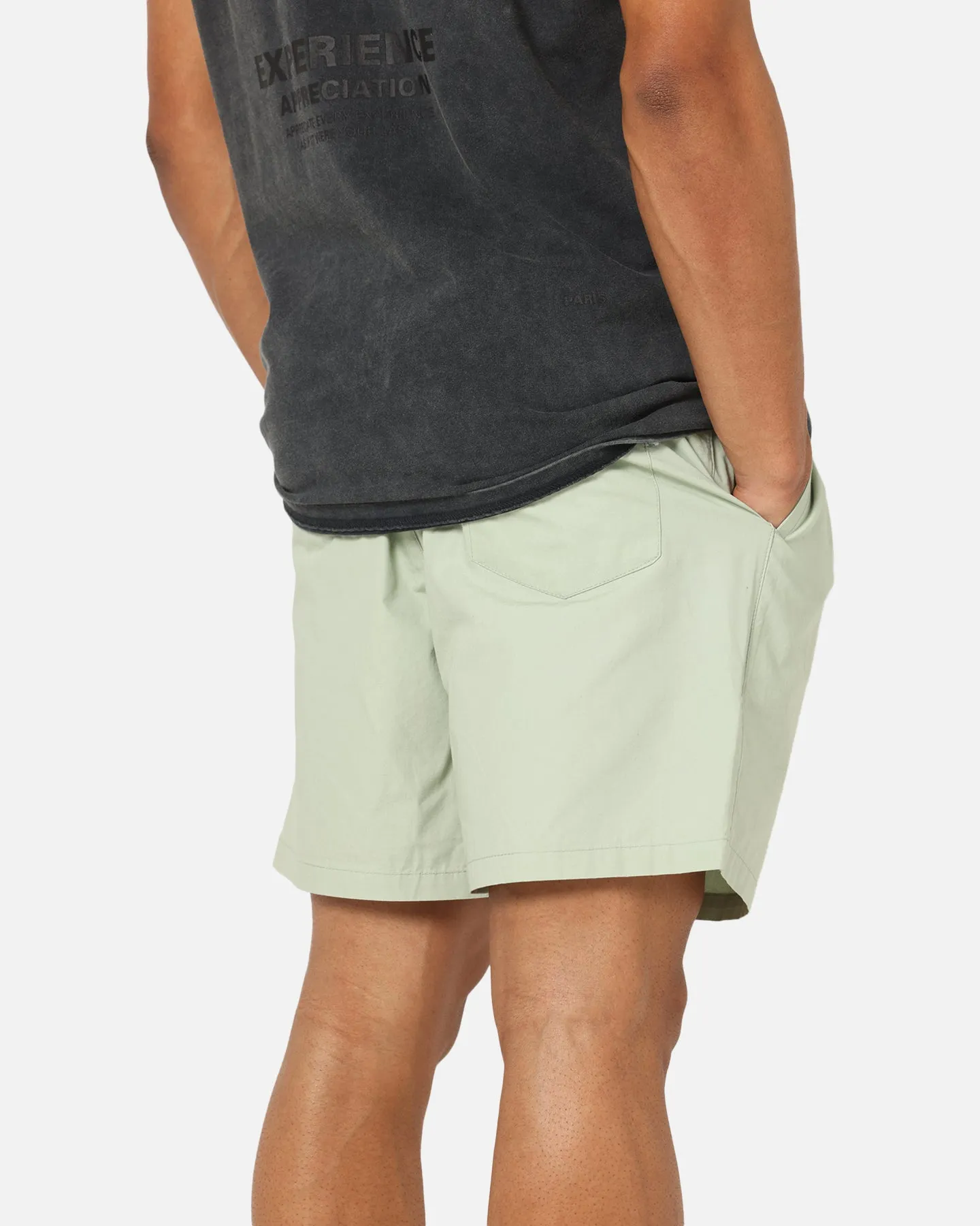 Carre Block Star Beach Shorts Sage sold by Culture Kings product image thumbnail 4