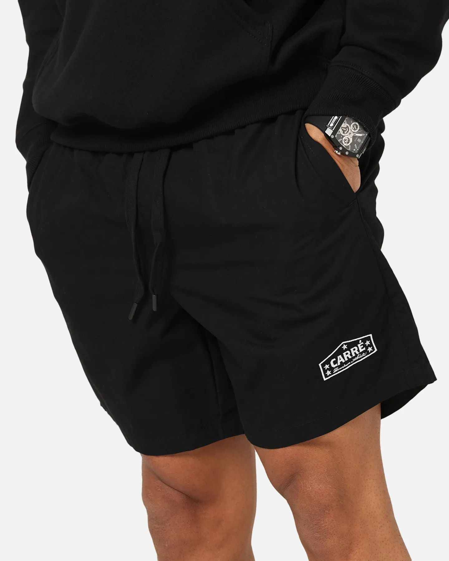 Carre Block Star Beach Shorts Black sold by Culture Kings product image thumbnail 3