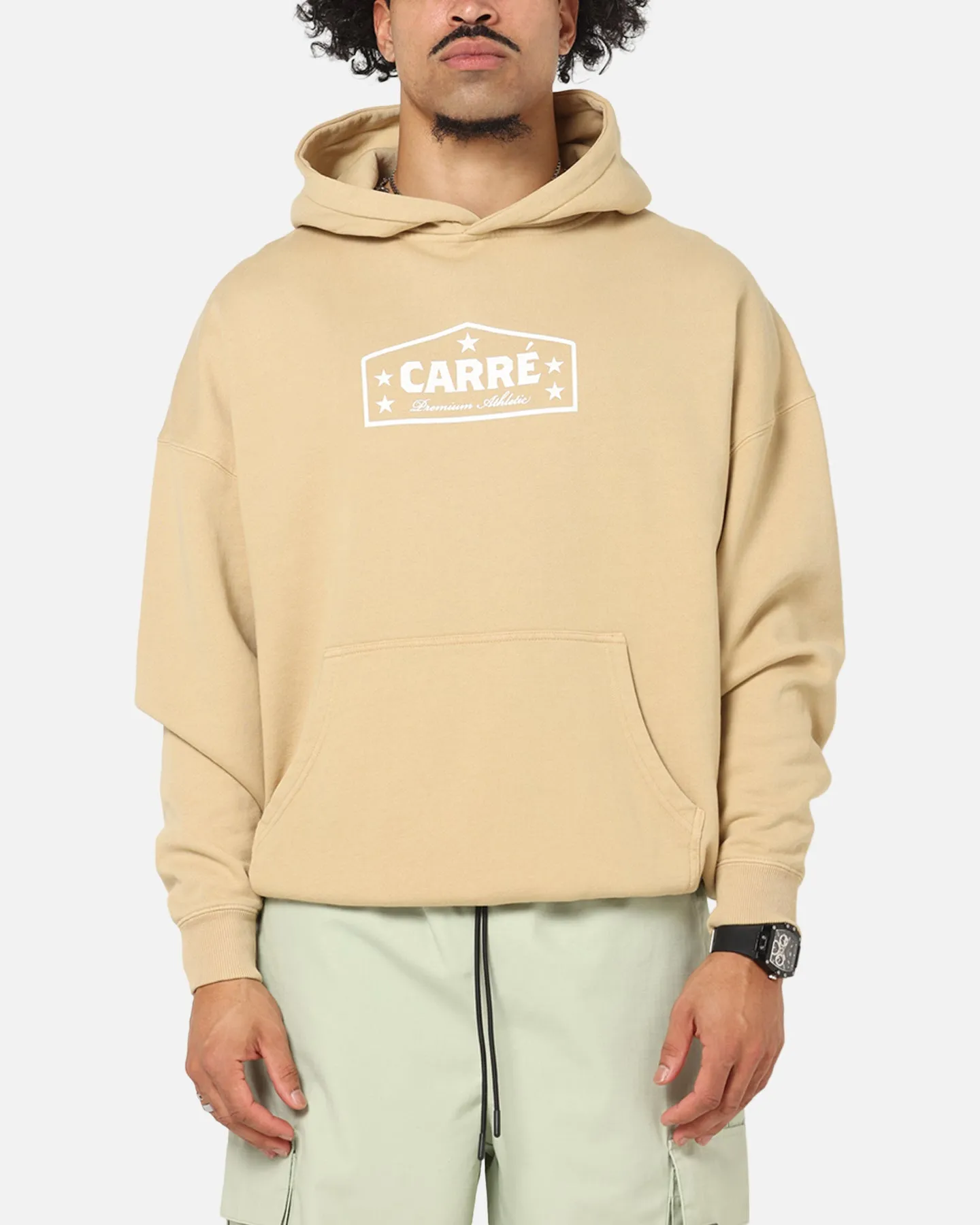 Carre Block Star Hoodie Stone sold by Culture Kings