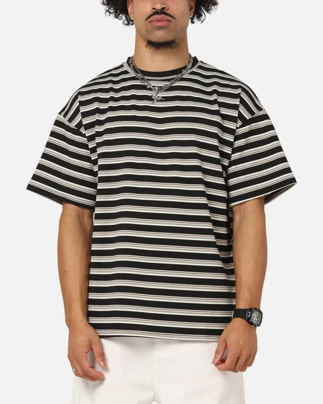 XXIII Standard Stripe T-Shirt Black/Grey made by Culture Kings